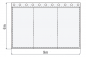 Preview: Bühnensamt B1 konfektioniert, gold, B=9m (geöst) x H=6m