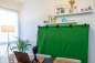 Preview: Meterware Greenscreen im Set, 3 x 3 Meter, aufgebaut