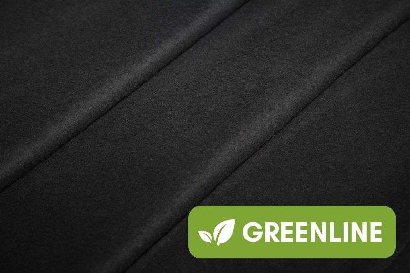 Bühnenmolton GREENLINE Ballenware schwarz 3m x 60lfm