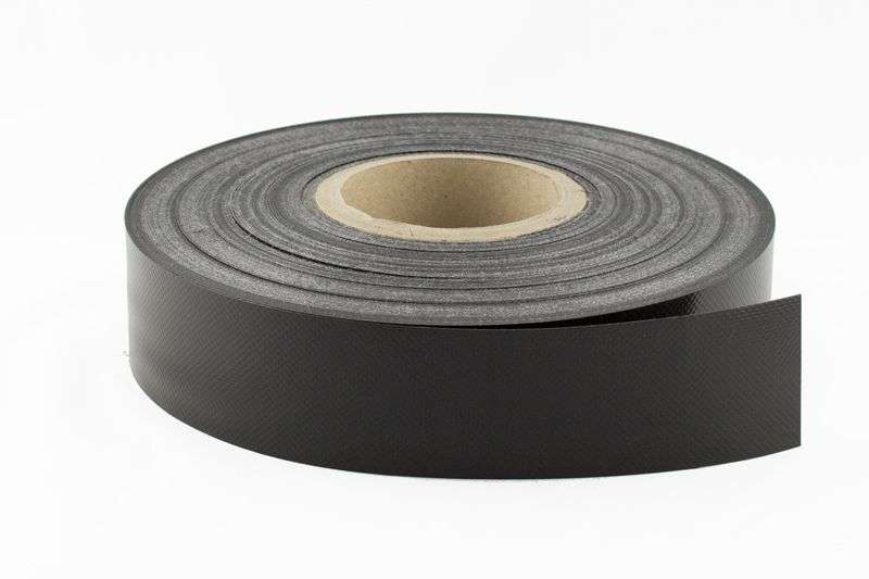 Gurtband PVC, schwarz, 50 mm